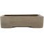 Rectangular unglazed bonsai pot by Keizan - 220 x 160 x 55 mm