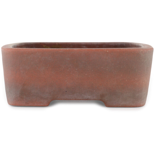 Pot à bonsaï rectangulaire non vernissé par Zenigo - 250 x 195 x 70 mm