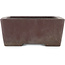 Pot à bonsaï rectangulaire non émaillé par Yamaaki - 250 x 180 x 75 mm