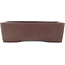 Pot à bonsaï rectangulaire non émaillé par Yamaaki - 250 x 180 x 75 mm