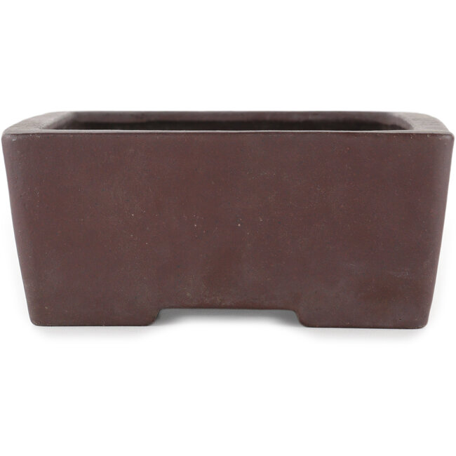 Vaso bonsai rettangolare non smaltato di Yamaaki - 250 x 180 x 75 mm