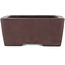 Pot à bonsaï rectangulaire non émaillé par Yamaaki - 250 x 180 x 75 mm