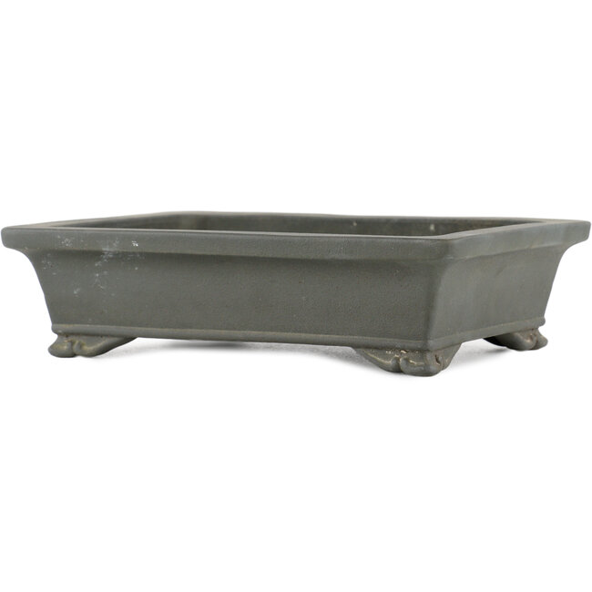 Vaso bonsai rettangolare non smaltato di Zenigo - 230 x 175 x 60 mm