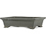 Rectangular unglazed bonsai pot by Zenigo - 230 x 175 x 60 mm