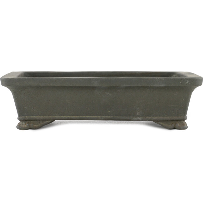 Rechteckiger unglasierter Bonsai-Topf von Zenigo - 230 x 175 x 60 mm
