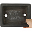 Rectangular unglazed bonsai pot by Zenigo - 230 x 175 x 60 mm