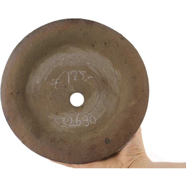 Runder unglasierter Bonsaitopf - 225 x 225 x 30 mm