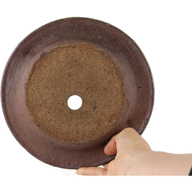 Pot à bonsaï rond non émaillé - 225 x 225 x 30 mm