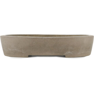 Yamaaki 250 mm  unglazed bonsai pot by Yamaaki, Tokoname, Japan