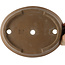 Pot à bonsaï ovale non émaillé par Keizan - 270 x 215 x 60 mm