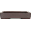Pot à bonsaï rectangulaire non émaillé par Yamaaki - 285 x 200 x 55 mm