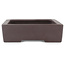 Rectangular unglazed bonsai pot by Yamaaki - 285 x 200 x 55 mm