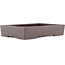 Rectangular unglazed bonsai pot by Yamaaki - 285 x 200 x 55 mm