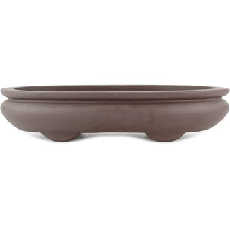 Yamaaki 295 mm  unglazed bonsai pot by Yamaaki, Tokoname, Japan