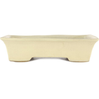 Yamafusa - Takehiko Koie Maceta para bonsái beige de 240 mm de Yamafusa, Tokoname, Japón