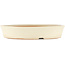 Round off-white bonsai pot by Shoko - 250 x 250 x 45 mm