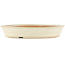 Round off-white bonsai pot by Shoko - 250 x 250 x 45 mm