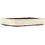 Rectangular off-white bonsai pot by Eime Yozan - 310 x 215 x 55 mm