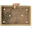 Rectangular off-white bonsai pot by Reiho - 355 x 230 x 55 mm