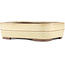 Rectangular off-white bonsai pot by Yamaaki - 320 x 240 x 85 mm