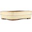 Maceta rectangular para bonsái blanco roto de Yamaaki - 320 x 240 x 85 mm