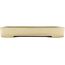 Maceta rectangular para bonsái blanco roto de Reiho - 400 x 263 x 60 mm