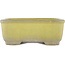 Vaso bonsai quadrato giallo di Yamafusa - 247 x 247 x 90 mm
