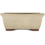 Maceta rectangular para bonsái blanco roto de Yamaaki - 315 x 245 x 125 mm