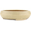 Round off-white bonsai pot by Reiho - 320 x 320 x 80 mm