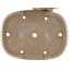 Pot à bonsaï ovale blanc cassé par Yamafusa - 355 x 263 x 75 mm