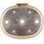 Maceta para bonsái ovalada blanco roto de Yamaaki - 373 x 295 x 98 mm