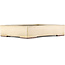 Rectangular off-white bonsai pot by Yamaaki - 373 x 280 x 78 mm
