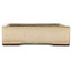 Rectangular off-white bonsai pot by Yamaaki - 373 x 280 x 78 mm