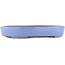 Oval blue bonsai pot by Yamafusa - 320 x 229 x 47 mm