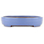 Ovaler blauer Bonsai-Topf von Yamafusa - 320 x 229 x 47 mm