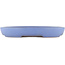 Oval blue bonsai pot by Yamafusa - 405 x 299 x 60 mm