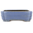 Rechteckiger blauer Bonsai-Topf von Hattori - 325 x 235 x 72 mm