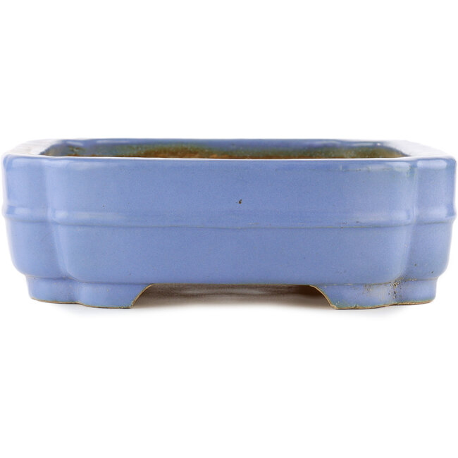 Vaso bonsai rettangolare blu di Hattori - 405 x 300 x 93 mm