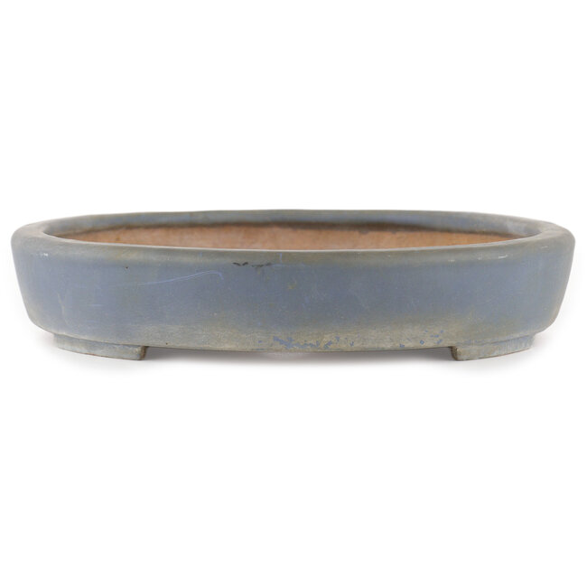 Vaso bonsai ovale blu di Hattori - 400 x 300 x 55 mm