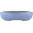 Ovaler blauer Bonsai-Topf von Hattori - 334 x 280 x 80 mm