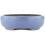 Pot à bonsaï ovale bleu par Hattori - 334 x 280 x 80 mm