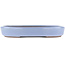 Oval blue bonsai pot by Yamaaki - 285 x 225 x 45 mm