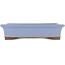 Rectangular blue bonsai pot by Yamaaki - 320 x 240 x 77 mm