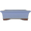 Rectangular blue bonsai pot by Yamaaki - 320 x 240 x 77 mm