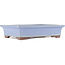 Rectangular blue bonsai pot by Yamaaki - 320 x 240 x 77 mm