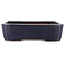 Rectangular blue bonsai pot by Yamafusa - 310 x 230 x 60 mm