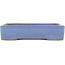 Rectangular blue bonsai pot by Shuhou - 285 x 216 x 63 mm