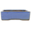 Rechteckiger blauer Bonsai-Topf von Shuhou - 285 x 216 x 63 mm