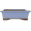 Rectangular blue bonsai pot by Yamaaki - 318 x 235 x 74 mm