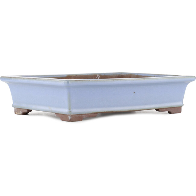 Vaso bonsai rettangolare blu di Yamaaki - 318 x 235 x 74 mm